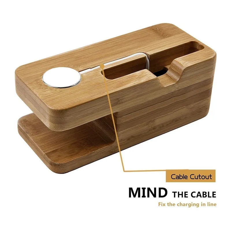 Натуральная Подставка для зарядки часов док станция держатель зарядного