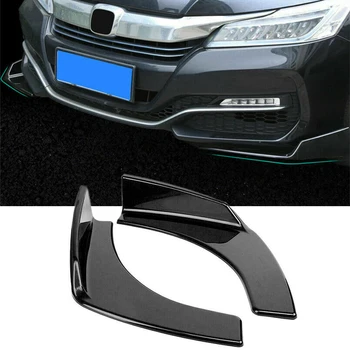 

Universal Black Car Front Deflector Spoiler Splitter Diffuser Bumper Canard Lip