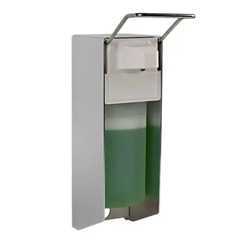 

Manual Soap Dispenser Wall Mounted Elbow Pressure Soap Dispenser Large Capacity for Home Office Restaurant