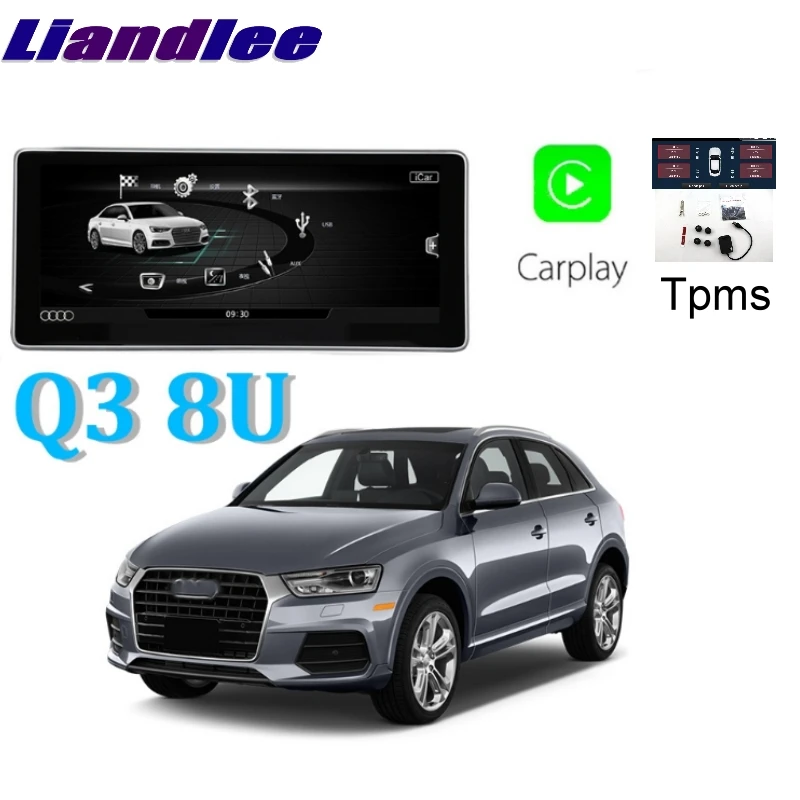 Liandlee автомобильный мультимедийный плеер NAVI 8,8 дюймов для Audi Q3 8U 2011~ CarPlay TPMS Радио Стерео gps навигация
