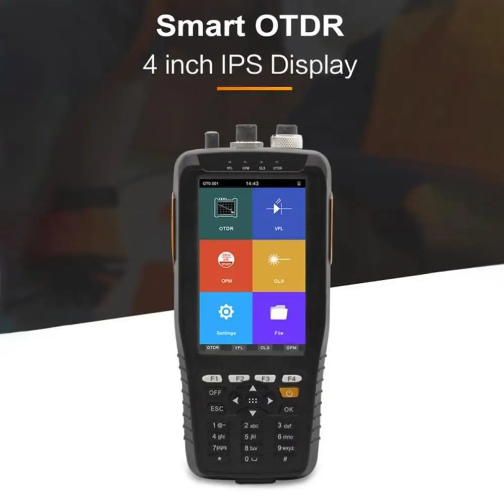 

TM290 Power Meter Optical Fiber Tester OTRD Optical Time Domain Reflectometer with VFL/OPM/OLS Touch Screen