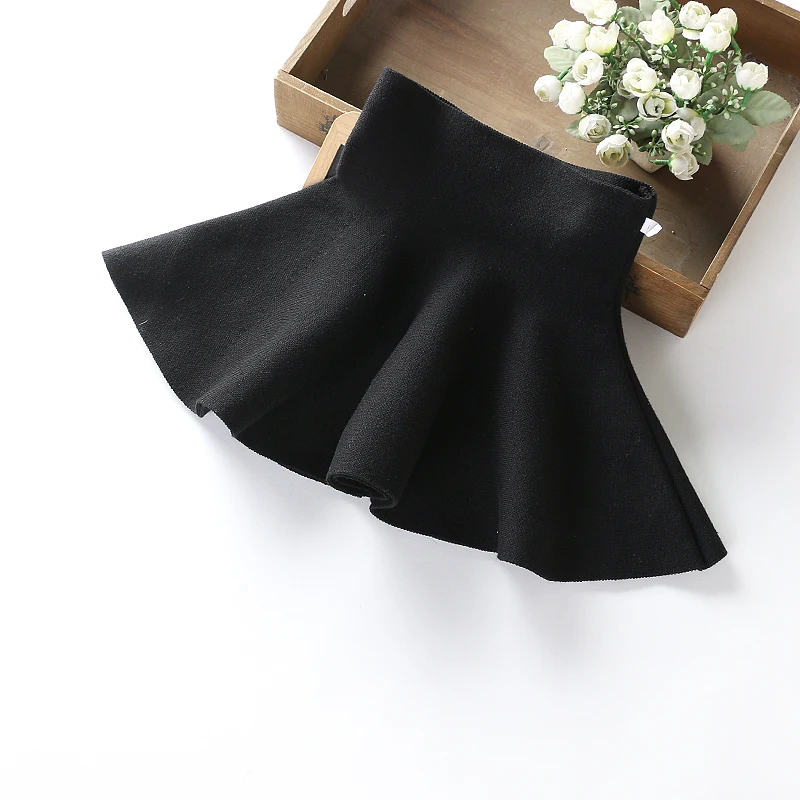 TONGMAO Girls skirts autumn and winter new children's princess TUTU knitting mini skirt baby child short skirt wear
