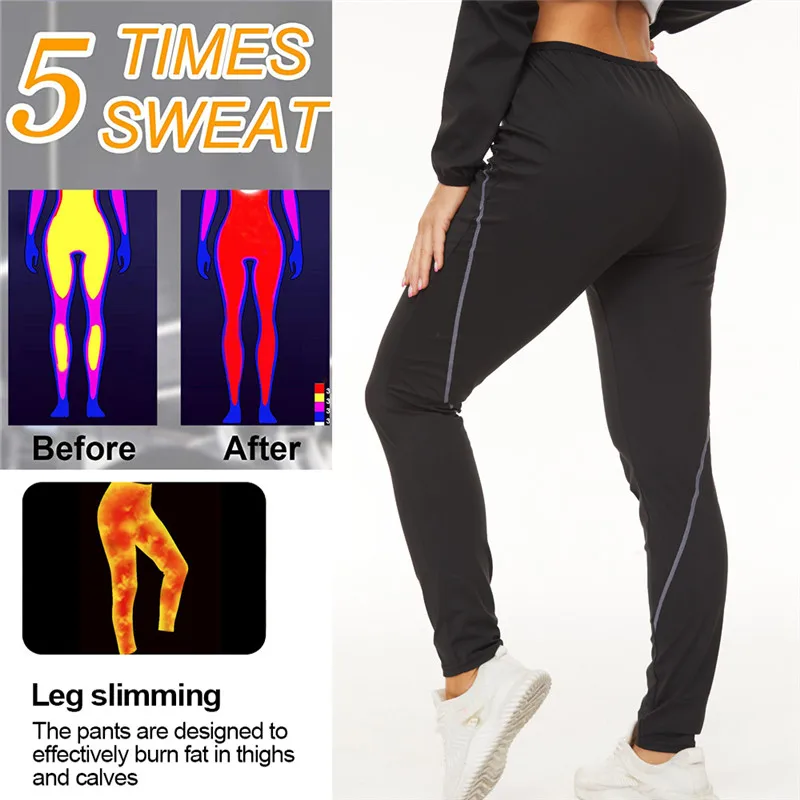 best tummy control shapewear LAZAWG Womens Weight Loss Pants Sweat Sauna Shapers Sauna Sweat Hot Slimming Leggings Female Sports Pants Workout Fitness Shorts body shaper