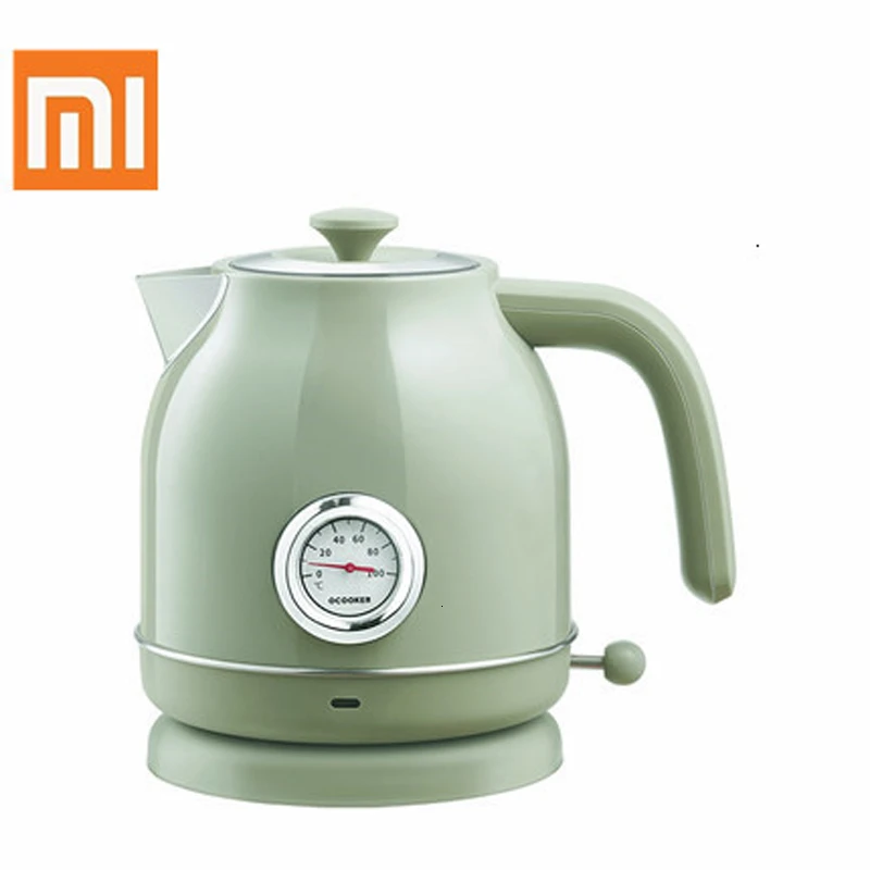 Оригинальный электрический чайник Xiaomi Youpin qcooker, контроль температуры на входе 1,7л, большой электрический чайник, часы Оригинальный электрический чайник Xiaomi Youpin qcooker, контроль температуры на входе 1,7л, большой электрический чайник, часы