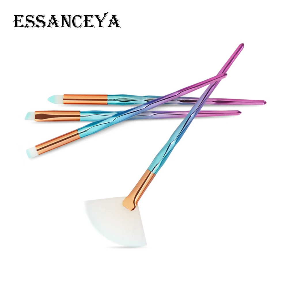 ESSANCEYA 4/10 шт алмазные кисти для макияжа Набор пудры основа тени для век Смешивание косметики красота макияж наборы щеток