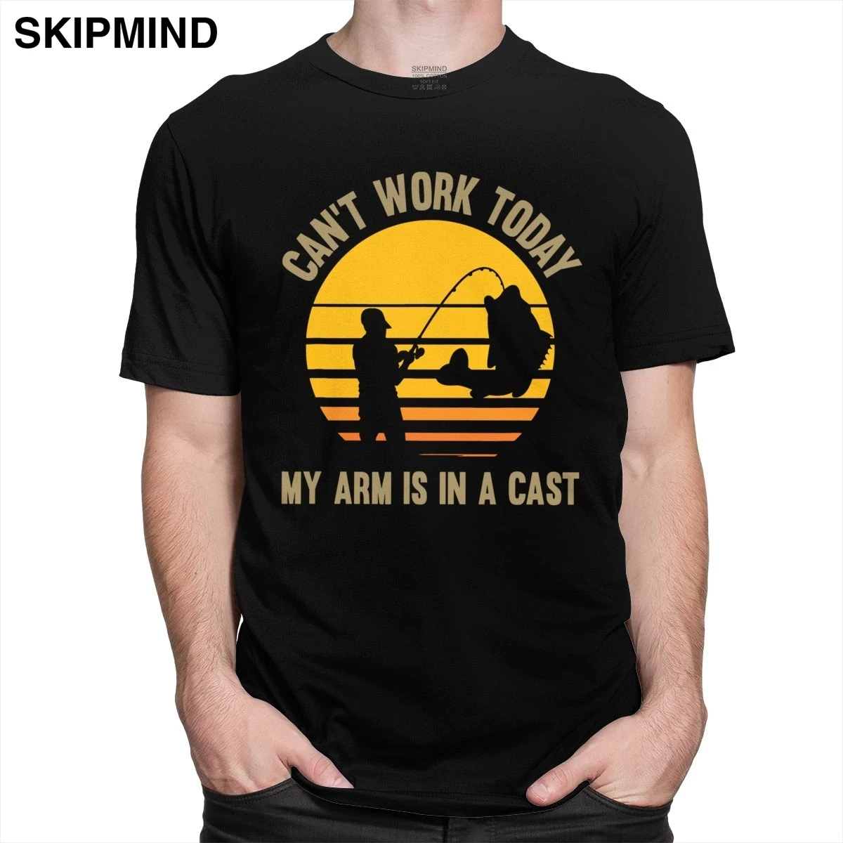 Уникальные мужские футболки с надписью My Arm Is In A Cast хлопковая футболка короткими