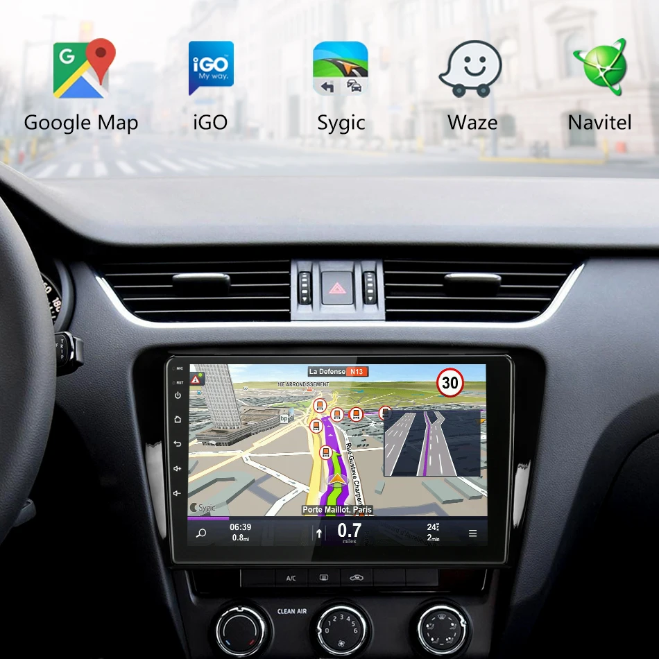 Flash Deal 10.1" 2Din Android 8.1 For Volkswagen SKODA Octavia 3 A7 2014-2018 Car Radio Multimedia Video Player Navigation RDS Head Unit 9