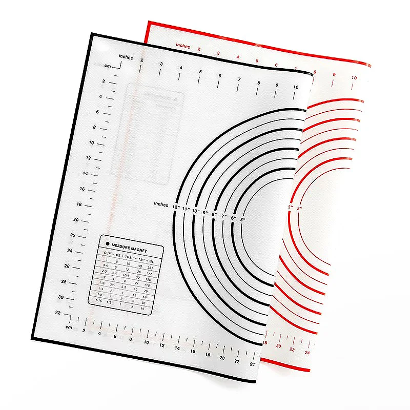 Multi-size Silicone Baking Mat Pizza Dough Maker Pastry Kitchen Gadgets Cooking Tools Utensils Bakeware Kneading Accessories New