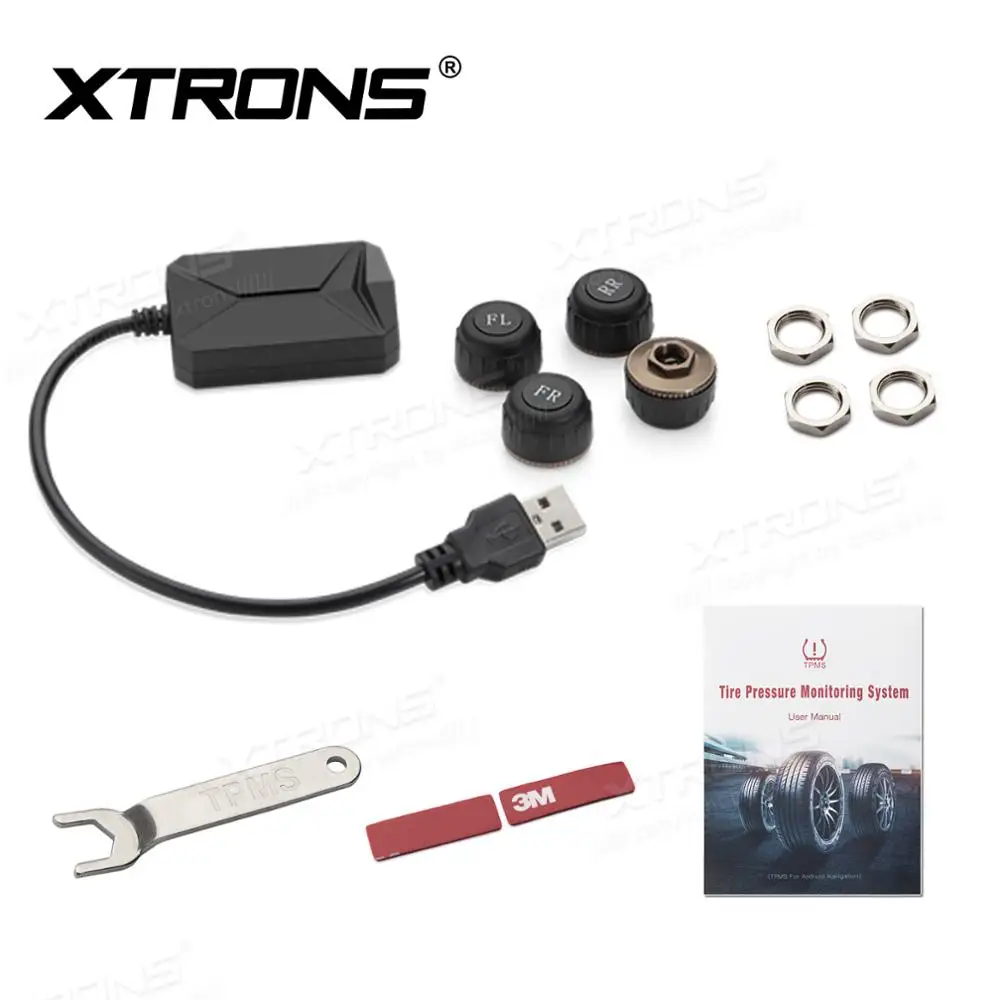 XTRONS TPMS07 Автомобильный USB TPMS система контроля давления в шинах для XTRONS Android 9,0 единиц серии "PST" и "PS"