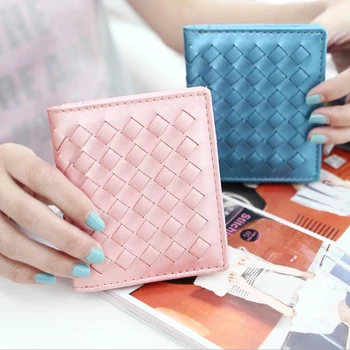 

2020 Fashion Women Wallet For Credit Cards Small Leather Short Womens Wallets and Purses Carteira Feminina