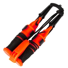 Ice Safety Picks with Lanyard Easy-Grip Molded Handles Come with Whistle Winter Ice Fishing Accessories Life Saving Toolss