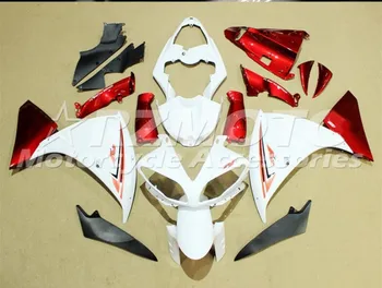 

New ABS Mold motorcycle Fairings Fit For Yamaha YZF-1000-R1 2009 2010 2011 09 10 11 Fairing bodywork set custom white red nice
