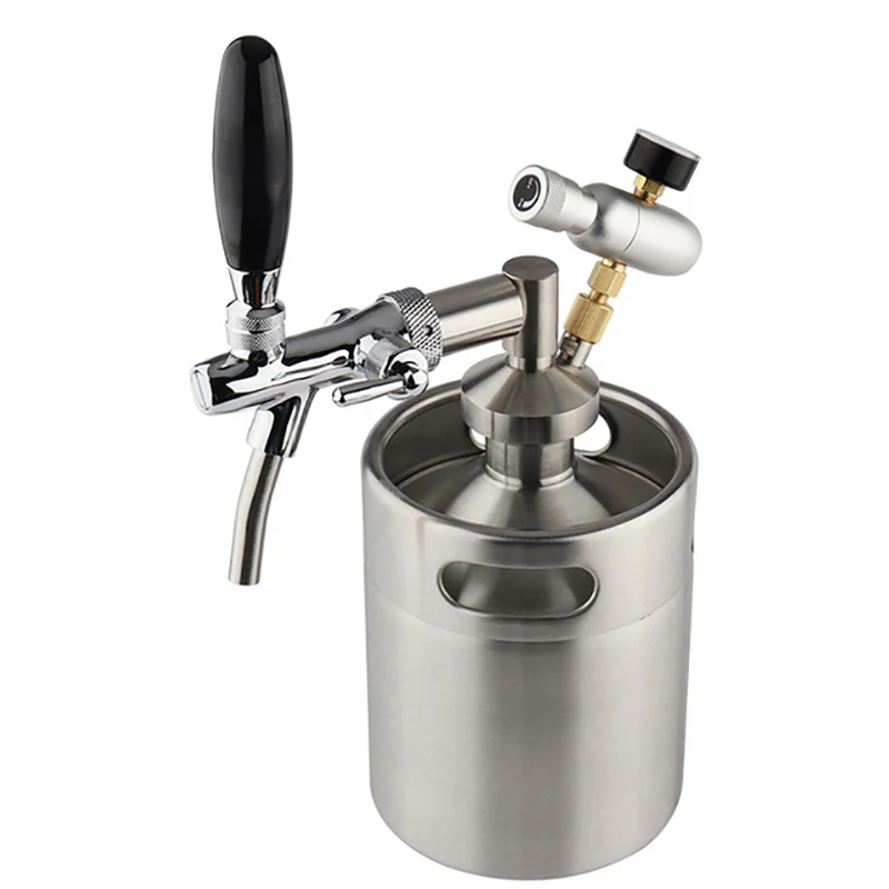 Мини keg 5l герметичная система Keg для пива 64 унций мини кулер из нержавеющей стали