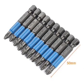 

Hex Shank Magnetic Anti-Slip PH2 Cross Head Screwdriver Bit Magnetic Tip Impact