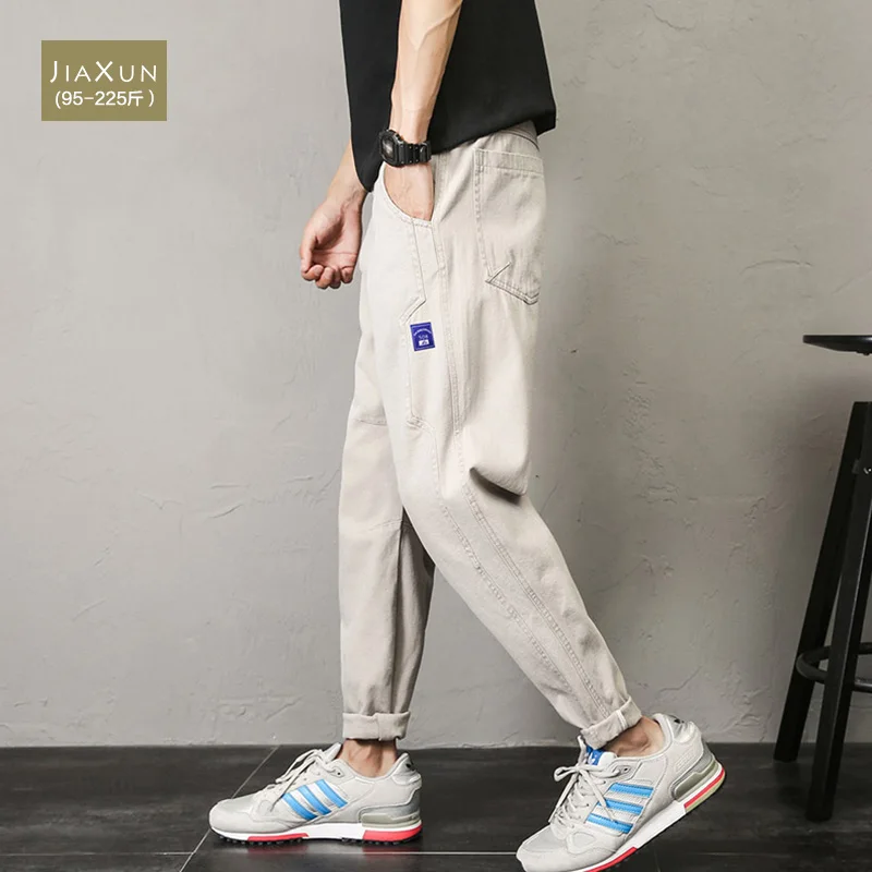 Men Pant Autumn Big Zise Loose Sweat Pants Men Mens Harem Pants Pantalones Haren Pantalon De Survetement Homme Student GG50ck051
