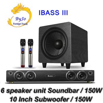 

ibass iii 3D Virtual Surround TV Wireless Speaker Soundbar Bluetooth Home Theater DTS SRS Coaxial Optical Lossless sound qualit