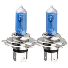 1 шт. H4 55 Вт 60 Вт галогенный 6000 К светильник дальнего и ближнего света, головной светильник, белая лампа, ксеноновая Автомобильная Лампа 6000 К 12 В, аксессуары, авто лампа P43T L4V8