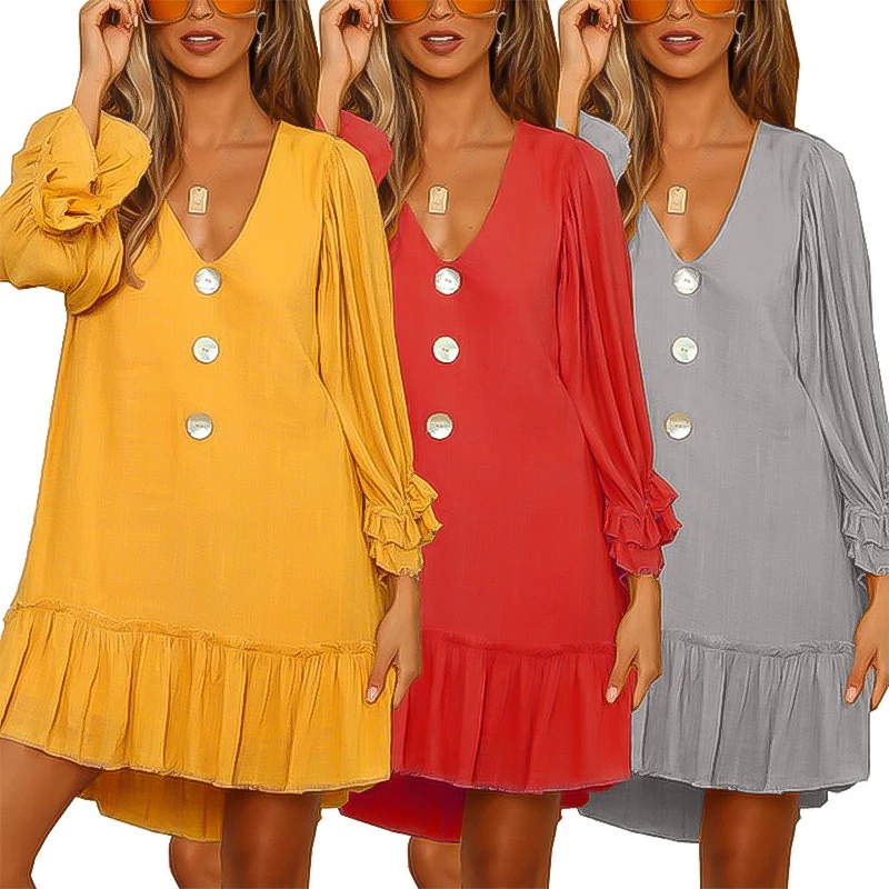 

Polyester Short Sleeve Maternity Dress Solid Evening Party Dresses Women Pregnant Summer Casual Loose Dresses