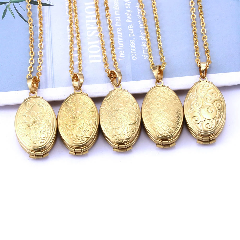 Gold memory locket clearance