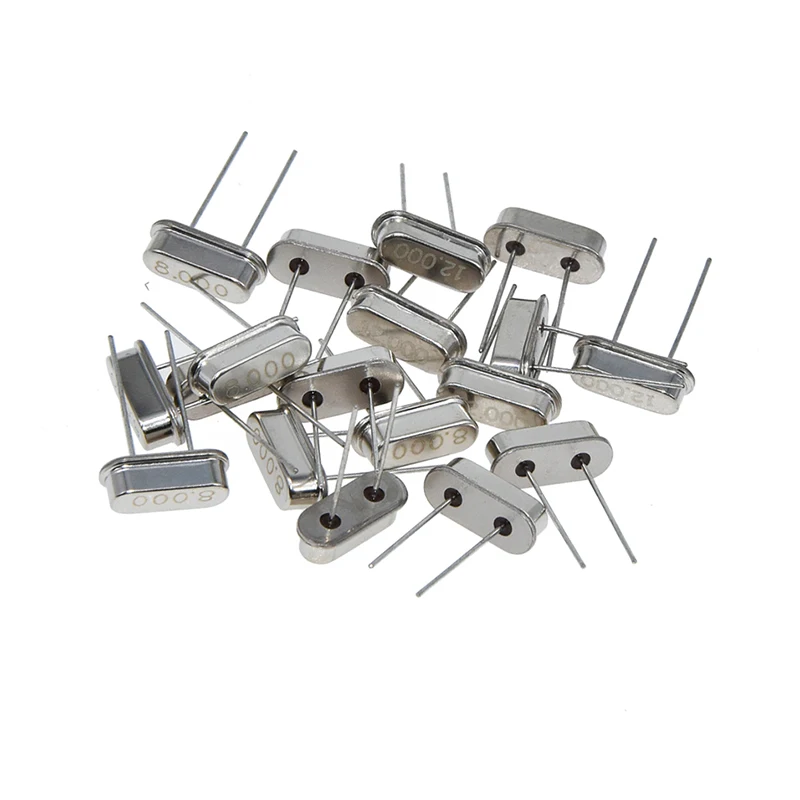 HC-49S Quartz Crystal Resonator Passive Oscillator 12.000Mhz 12.288Mhz 13.56Mhz 14.7456Mhz 16.000Mhz 10PCS/LOT