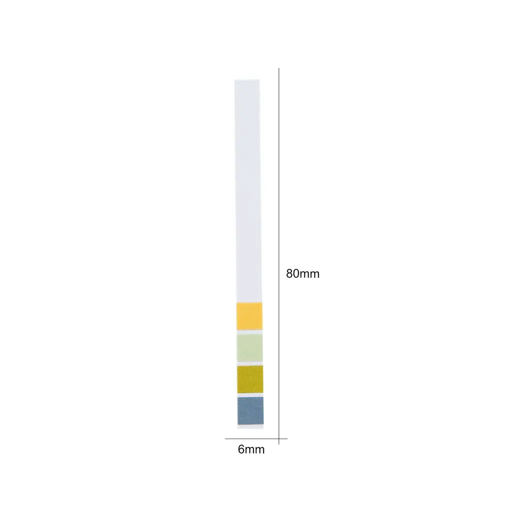 100 полоски 0-14 рН 4 цвета Тесты Бумага со щелочной кислотой индикатор метр рулон для воды мочи слюны почвы лакмусовый тест измерения