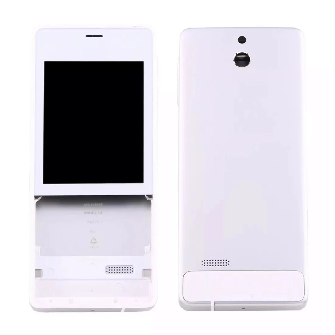 

RTBESTOYZ Without Keyboard Battery Door Back Cover Housing Case Front Frame For Nokia 515 RM-952 With Volume Button