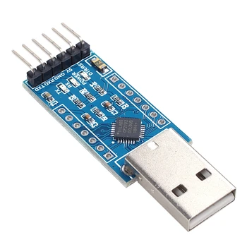 

CP2102 USB 2.0 to UART TTL 6PIN Module Serial Converter Adapter Blue+Silver