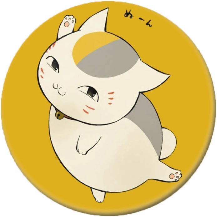 Японская брошь в стиле аниме Natsume Yuujinchou книга друзей кошка костюм кота-учителя значок рюкзаки Кнопка Одежда для женщин подарок XM - Окраска металла: 4