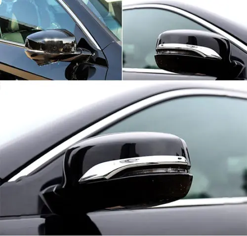Для HONDA ACCORD Боковая дверь зеркало заднего вида хромированная крышка отделка