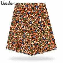 Настоящий воск хлопок гарантированный настоящий голландский воск высокое качество pagne горячий воск настоящий 6 ярдов африканская Анкара швейная ткань F12-2