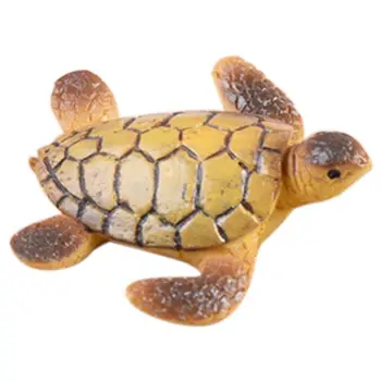

GTBL Mini Sea Turtle Model Resin Figurines Fairy Garden Miniatures Fish Tank Acessories DIY Terrarium Landscape Decoration Artif