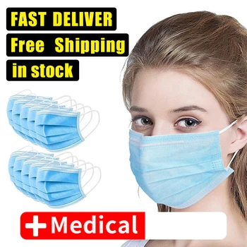 

ren Disposable Masks Hygiene Face Mask Filter 3 Layer Protection Against Droplets Dustproof Earloop Mask For Kids