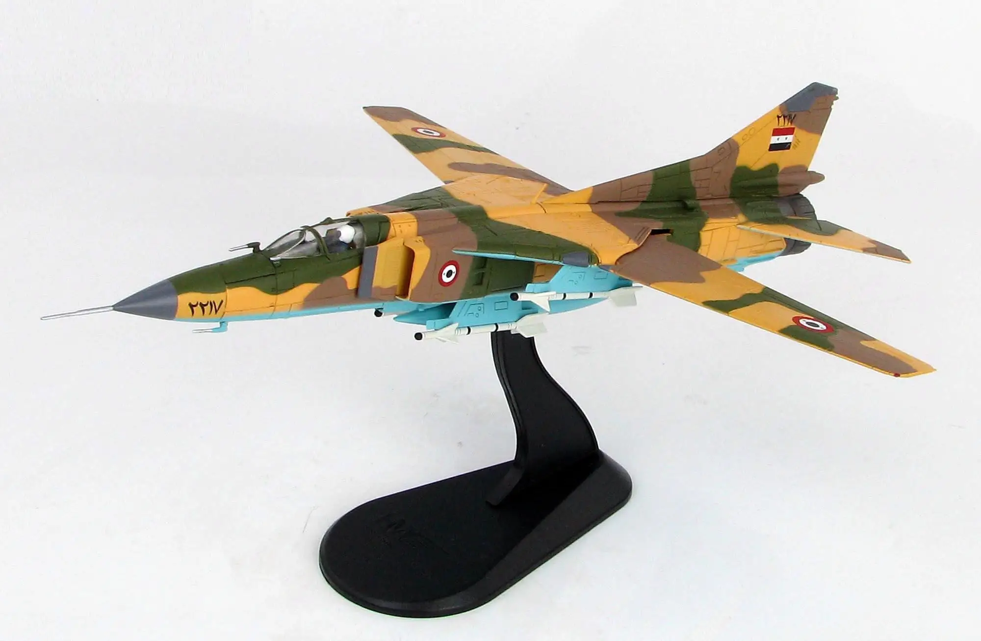 Мастера хобби MIG-23MS МАФ F-4E убийца Капитан Аль-Масри ВВС Сирии 19th апреля 1974 1/72 литья под давлением модель самолета