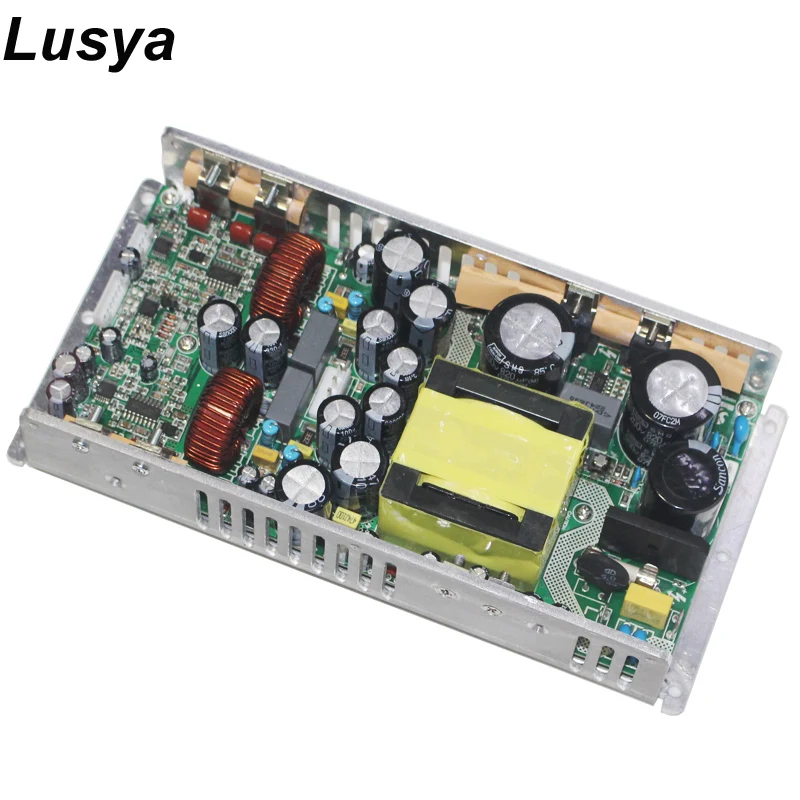 1pcs HSMD2500 RS2092 High Power Class D Switch Power Supply Digital Power Amplifier Board 2*500W 4ohm Bridging 1000W 8ohm G1032