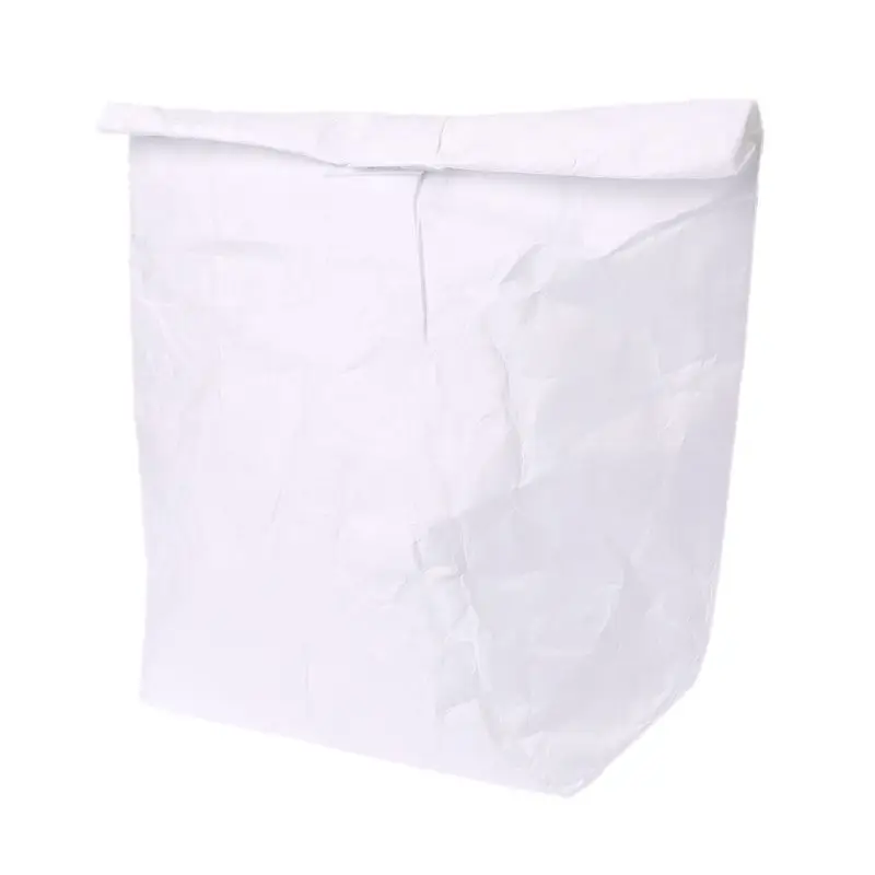 Kraft Paper Lunch Bag Reusable Durable Insulated Thermal Grocery Cooler Insulation Holder Drop Ship Support