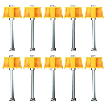 

10pcs/set Tile Leveler Horizontal Line Corner Rising Tool Height Adjuster Locator Fast Position Construction Accurate Outdoor