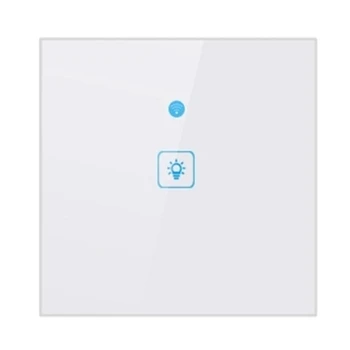 

ABSF WiFi Smart Press-Switch Wall Switch Light EU Standard Press-Screen Switch Crystal Glass Panel LED Lamp Switches