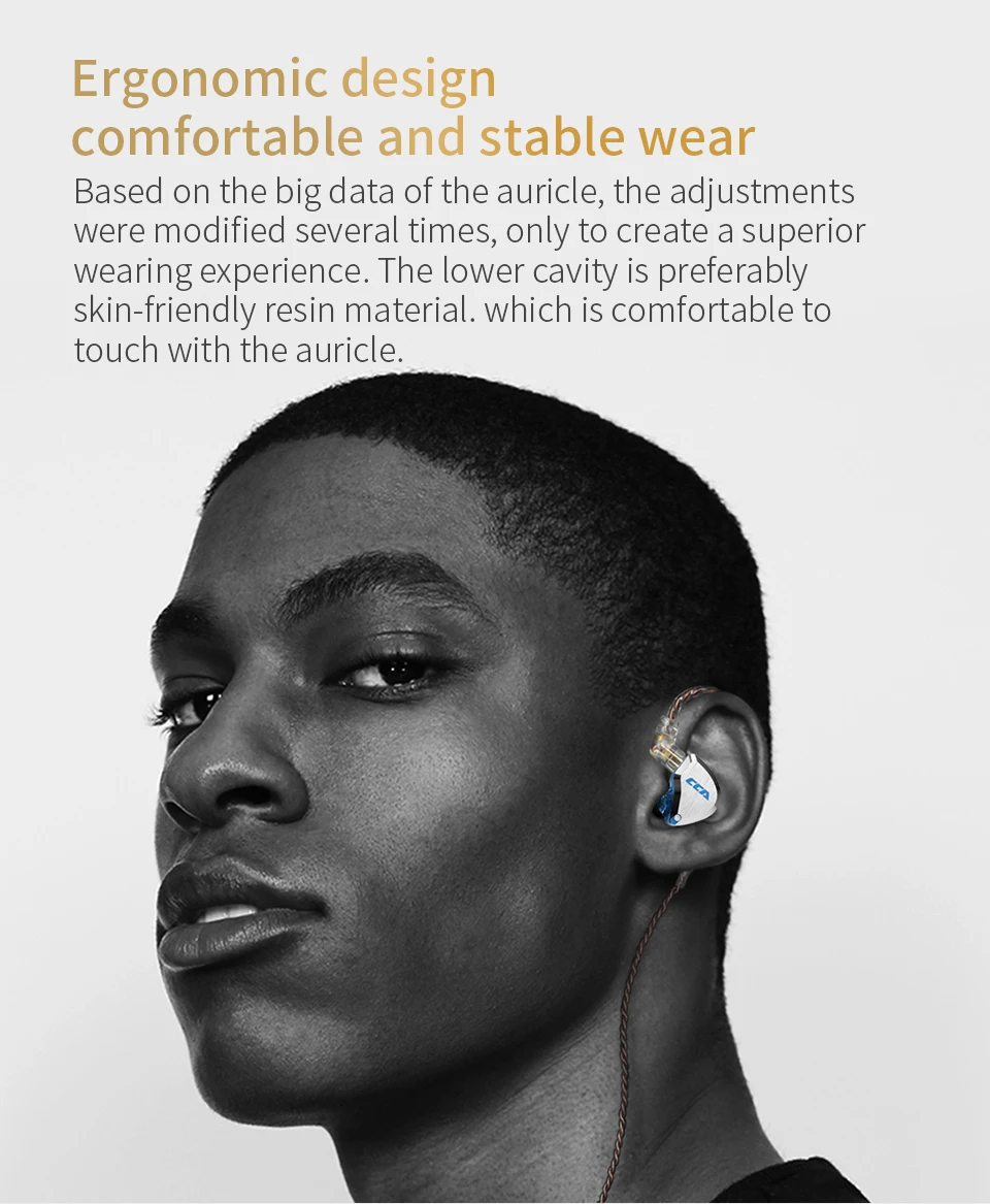 CCA C12 Metal Headset 5BA+1DD Hybrid 12Units HIFI Bass Earbuds Noise Cancelling Earphones In Ear Monitor Earphones  KZ ZSX ZAX 6