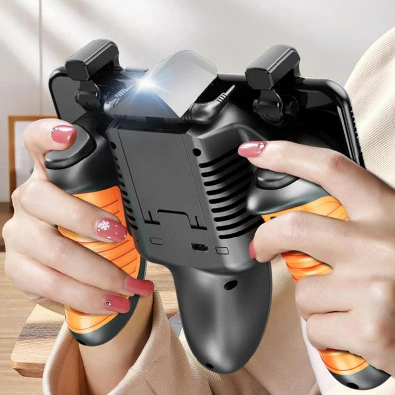 FFYY-Мобильный игровой контроллер огненный ключ кнопка для PUBG артефакты игровая ручка кнопка триггера джойстик PUBG физическая помощь для IPhone