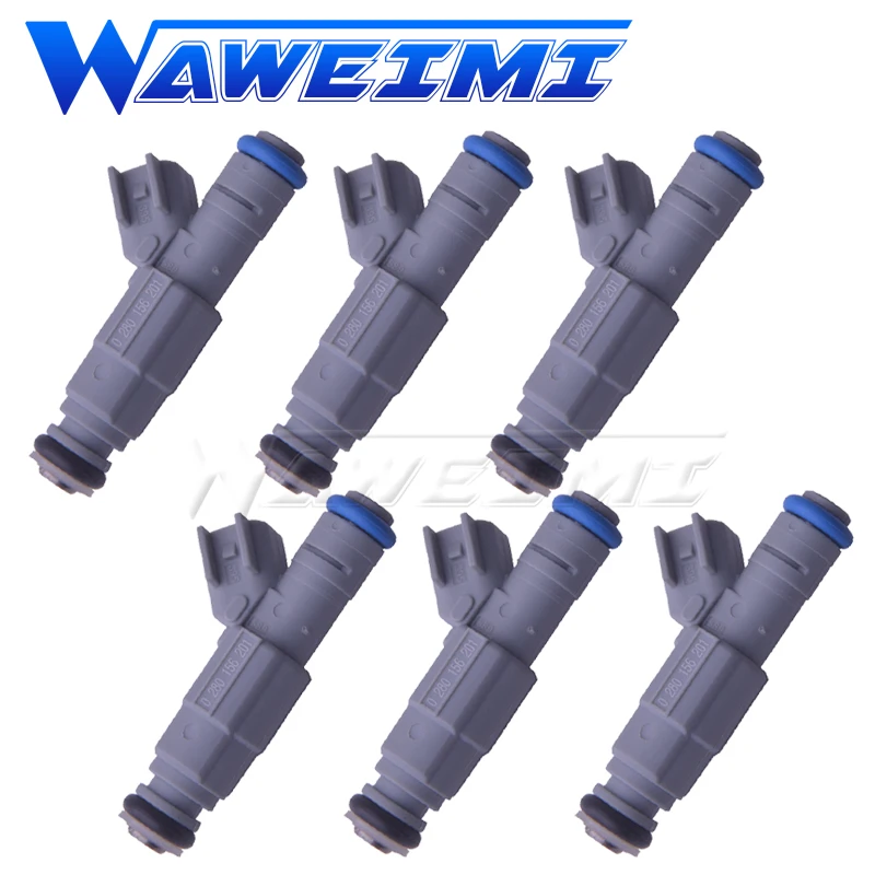 WAWEIMI 6 шт. топливный инжектор КЛАПАН OE 0280156201 для Pontiac Grand Prix 3.8L GT GTP 04-07