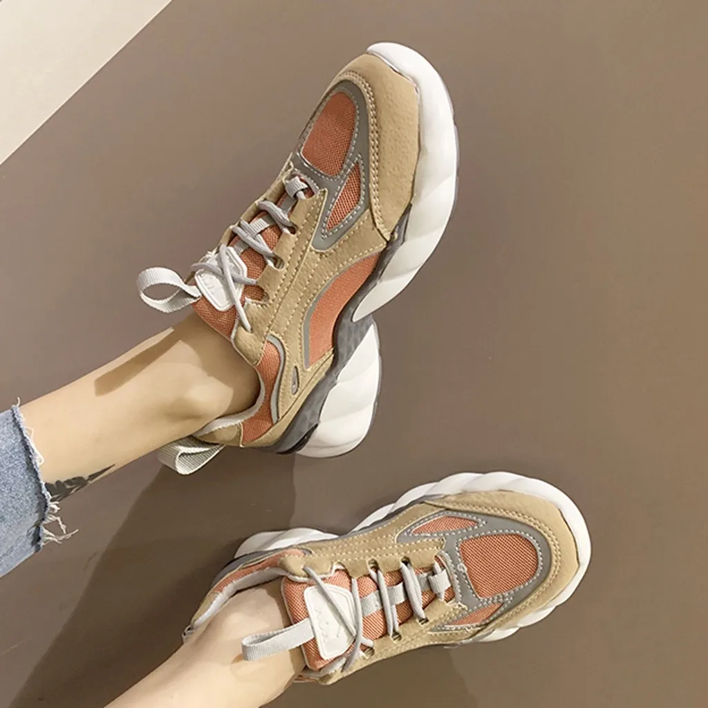 Женская обувь; спортивная обувь; женские кроссовки; женская повседневная обувь с сетчатой подкладкой; кроссовки на платформе для бега; спортивная обувь