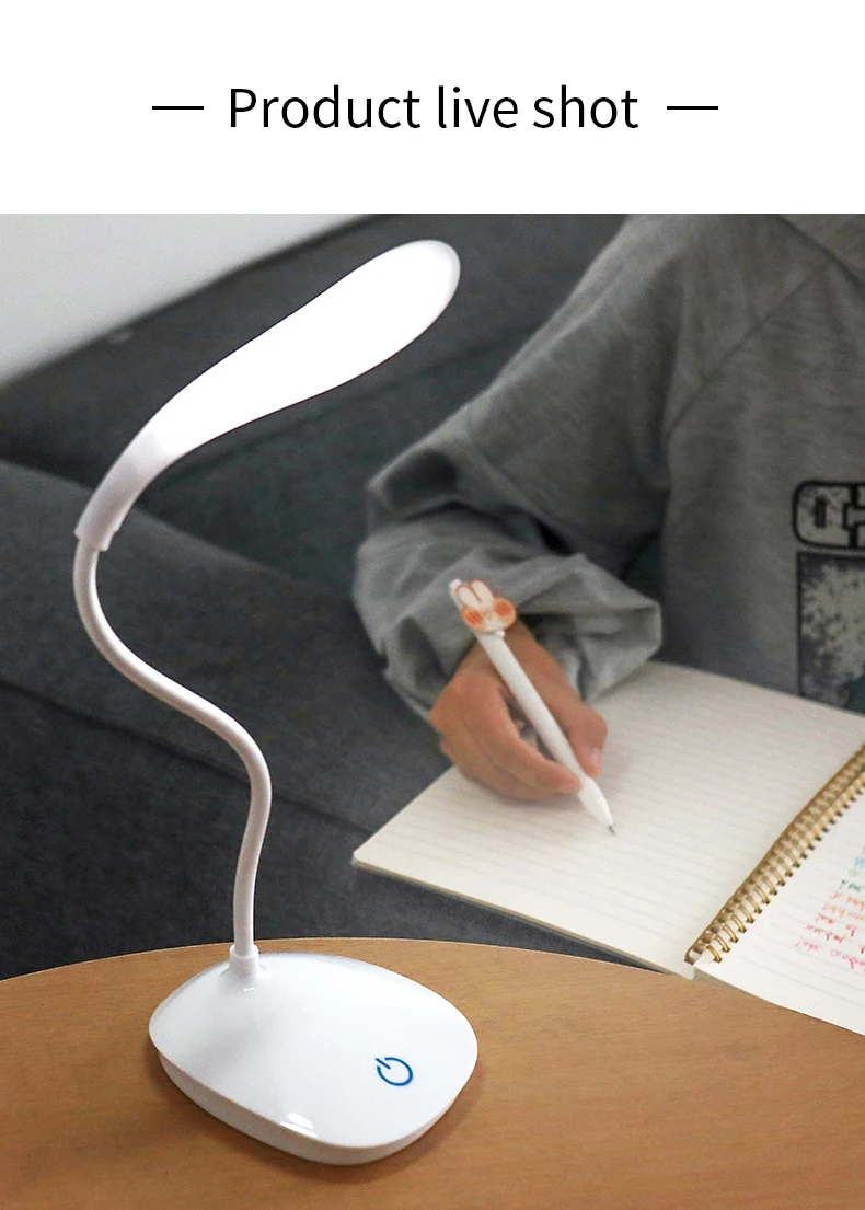 Candeeiro de Mesa Proteção para os Olhos Lâmpada de Mesa Lâmpada de Cabeceira Aprendizagem das Crianças Carregamento Dormitório Estudante Quarto d2 Led Luz Usb 8 carregamento dormitório estudante quarto lâmpada de cabeceira aprendizagem das crianças