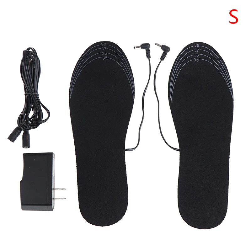 1 пара USB Обогреваемые стельки для обуви ножной согревающий конверт обогреватель для ног носок коврик зима Спорт на открытом воздухе отопление стельки зима теплая