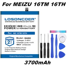 LOSONCOER BA882 3700mAh Хорошие качественные батареи для Meizu 16 16TM Замена батареи телефона+ Бесплатные инструменты