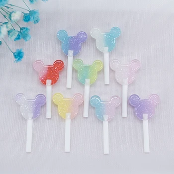 

Lollipop Earring Charms 9pcs/lot Cute Cartoon Candy DIY Resin Cabochon Jewelry Pendant Flatback Homemade Girl Friendship Gift