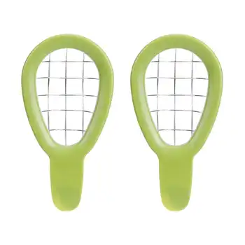 

2pcs Avocado Slicer Shea Butter Avocado Cutter Plastic Separator Paste Vegetable Multifunction Kitchen Knife Slicer Supplies