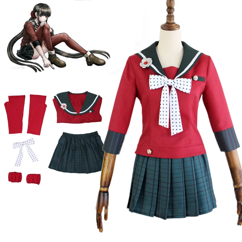 NWZSM Anime Danganronpa Cosplay Harukawa Maki Costumes Wig School Girls Uniform Dangan Ronpa Halloween Costume For Women -Zentai shop online Hd7d60809f7c24b7d82ca4bf419cedba5n.jpg