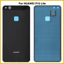 10 шт. чехол для задней панели P10Lite стекло для HUAWEI P10 Lite 5,2 ''задняя крышка для батареи задняя крышка для двери с клейкой наклейкой