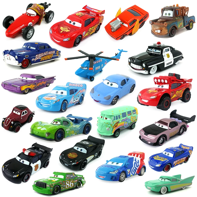 Precio bajo 38 estilo Disney Pixar coches 3 nuevo Rayo McQueen Jackson tormenta Smokey Diecast Metal de juguete de modelo de coche para niños navidad regalo VRM8ApK0qKV
