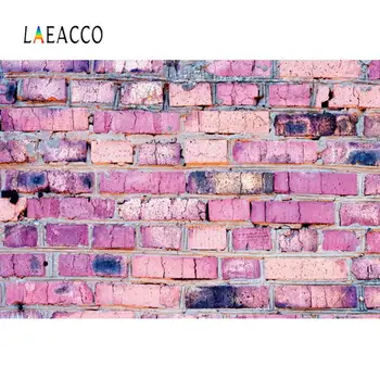 

Laeacco Colorful Pink Brick Wall Graffiti Grunge Pattern Baby Portrait Photographic Backgrounds Photocall Photo Studio